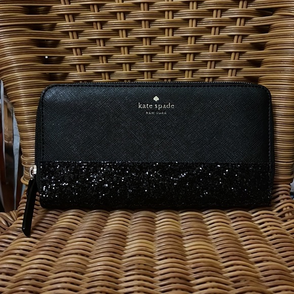 ♠️ kate Spade Greta Court Glitter Neda Wallet - Picture 5 of 16
